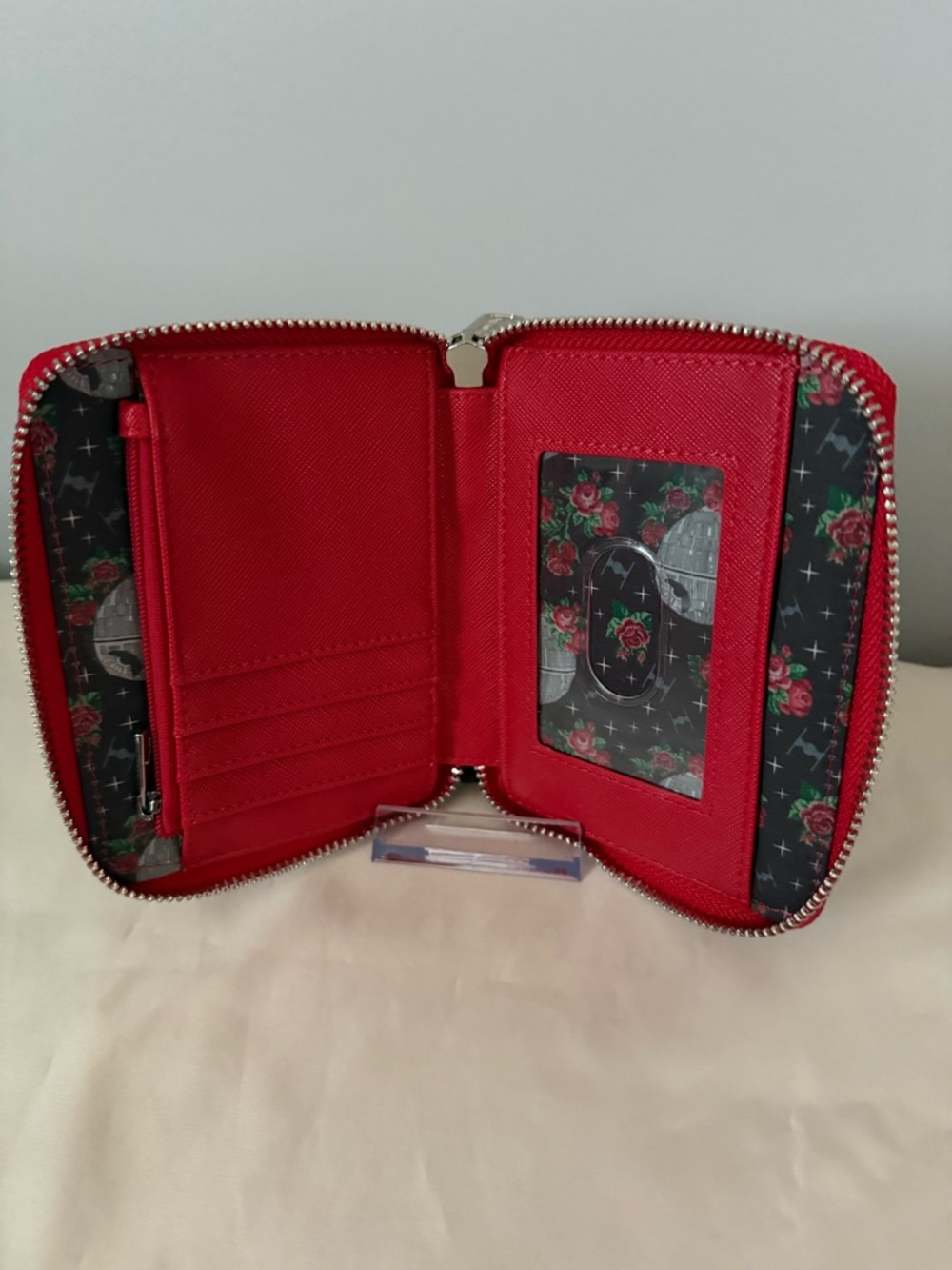 Loungefly Star Wars 'Home of the Dark Side' Cross Stitch Wallet - Picture 3 of 3